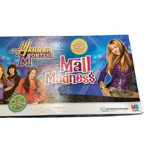 Disney Hannah Montana Mall Madness Board Game Milton Bradley NO ELECTRONICUNIT